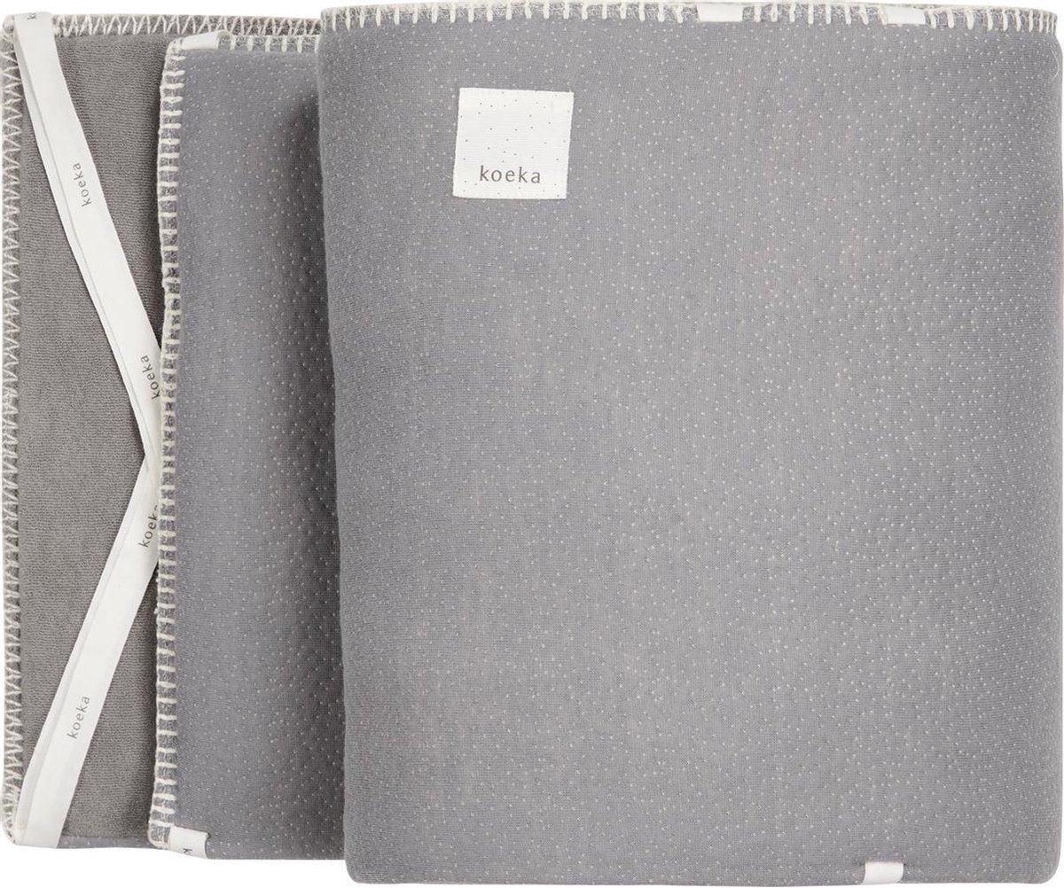 Koeka Bedbumper / parkomranding Riga - steel grey 180x30cm