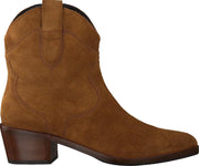 Notre-V Az3103 Enkellaarsjes - Enkelboots - Dames - Cognac - Maat 36