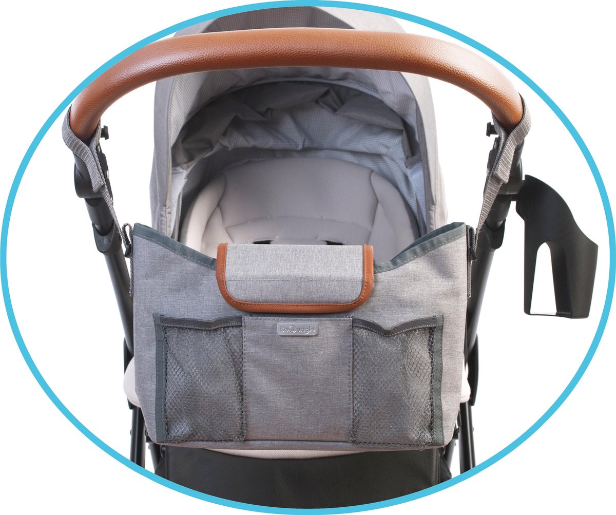 Bo Jungle B-Stroller Buggy Organiser - Grey