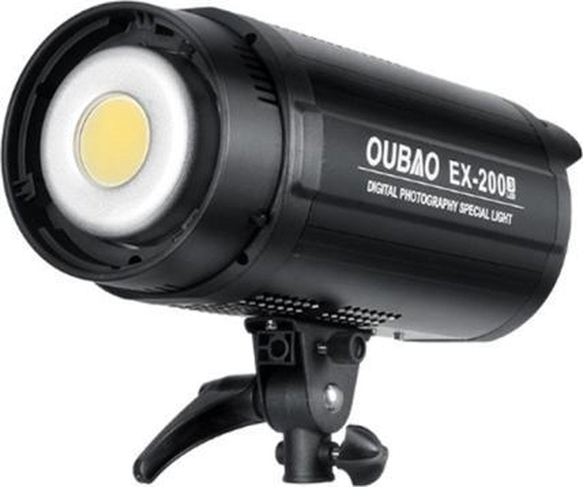 TRIOPO EX-200W studioflitser Ingebouwd warmteafvoer systeem met EX-200III LED enkel licht