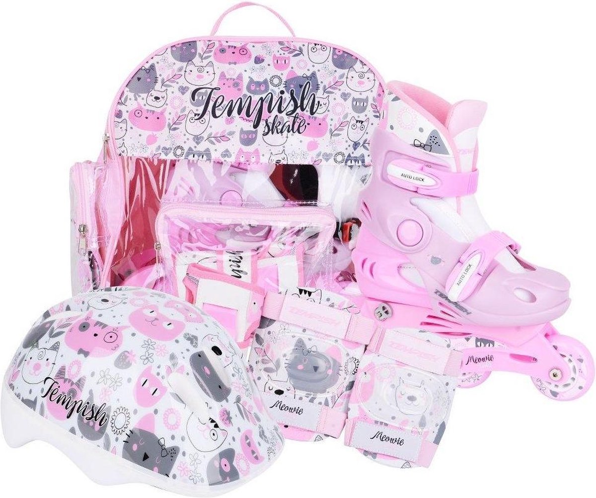 Tempish Inlineskates - Maat 30-33 - Unisex - roze/wit/grijs