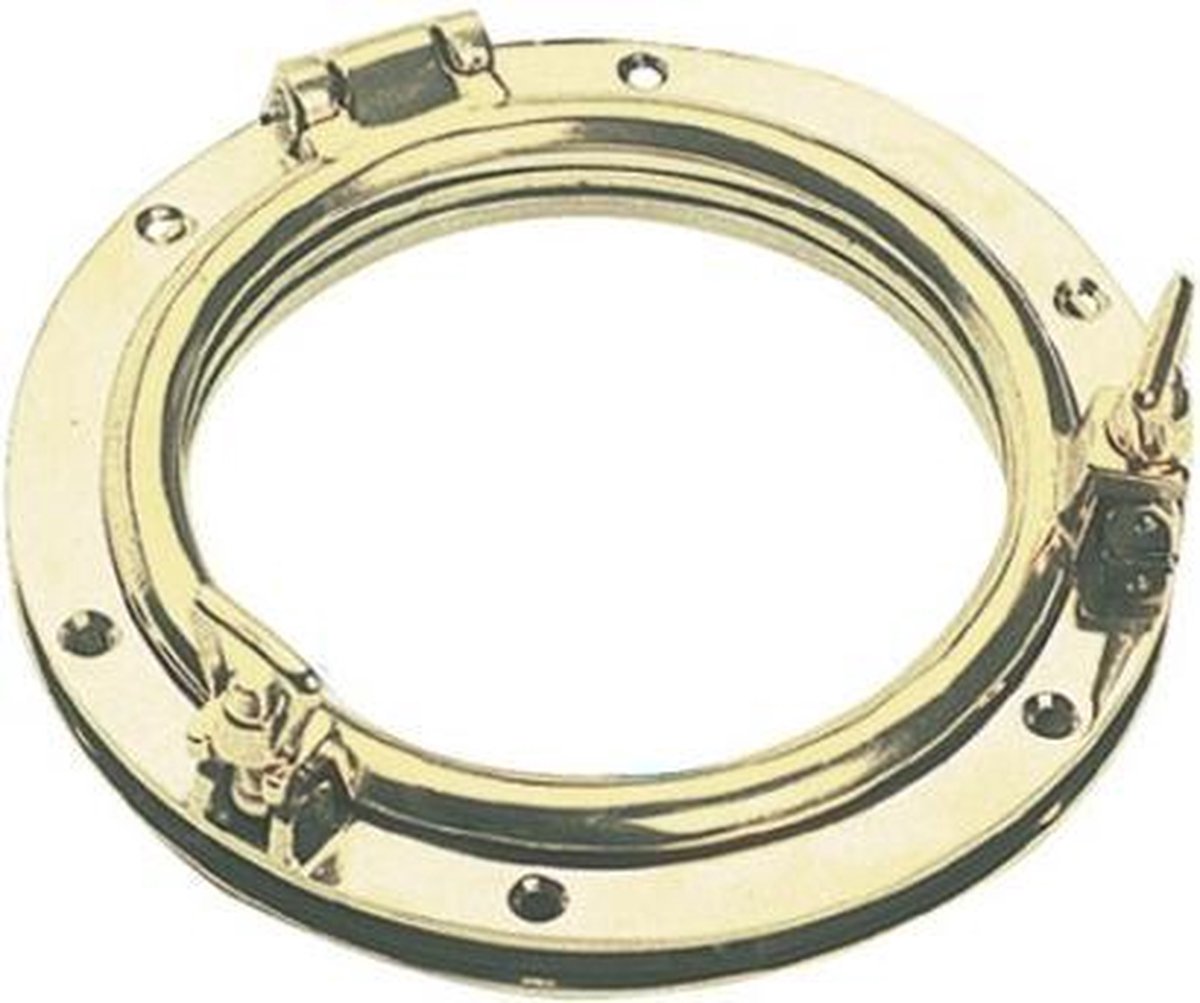 Talamex Patrijspoort Model en formaat: glasmaat 125 mm messing gepolijst 2  knevels