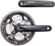Crankstel Sunrace  FCM300 48-38-28T / 170mm - vierkante as (zwart)