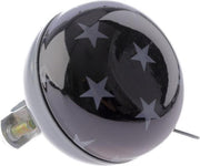 Nv ding dong bel 60mm stars zwart met sterren kaart