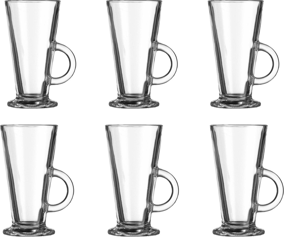 Libbey Acapulco Latte Macchiato Glazen - 28 cl - 6 stuks - Mooie Koffieglazen - Theeglazen - Koffieglas