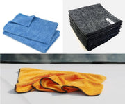 Auto droogdoek XL en set van 10 poetsdoeken  interieur en exterieur