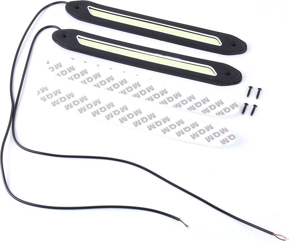 2 STKS 10W Ice Blue Light COB LED Dagrijverlichting
