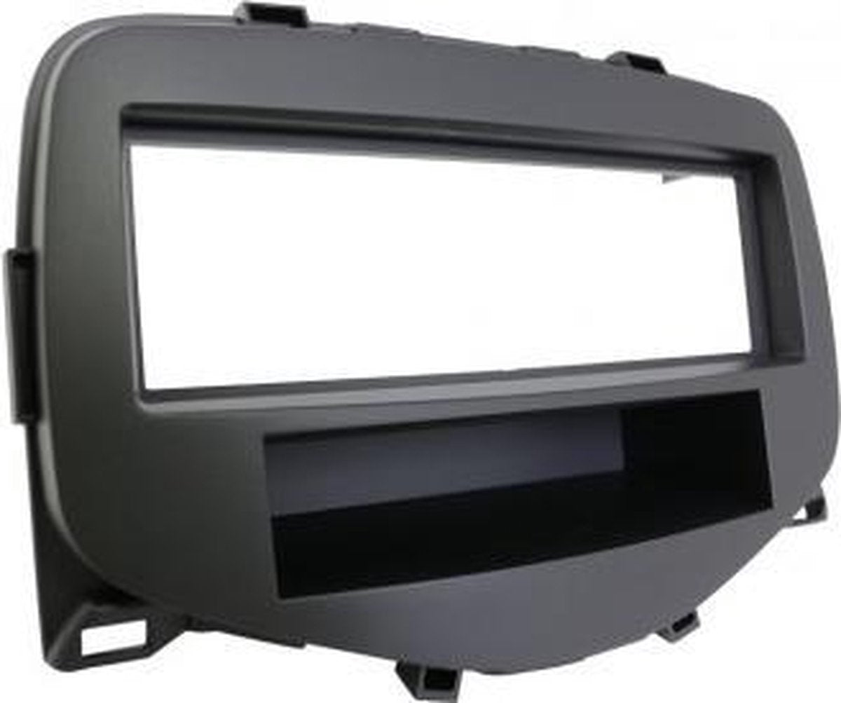 2-DIN frame met bakje C1 2014->/108 2014->/Aygo 2014-> Zwart
