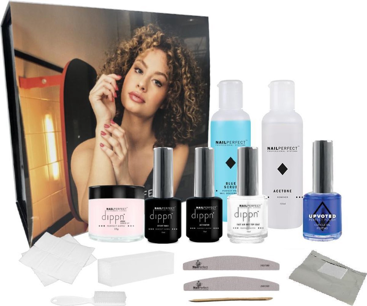 NailPerfect Dippn' Get Started Kit - All-in-One kit - Dip poeder - Acryl - Gemakkelijk nagels maken - Dippn'