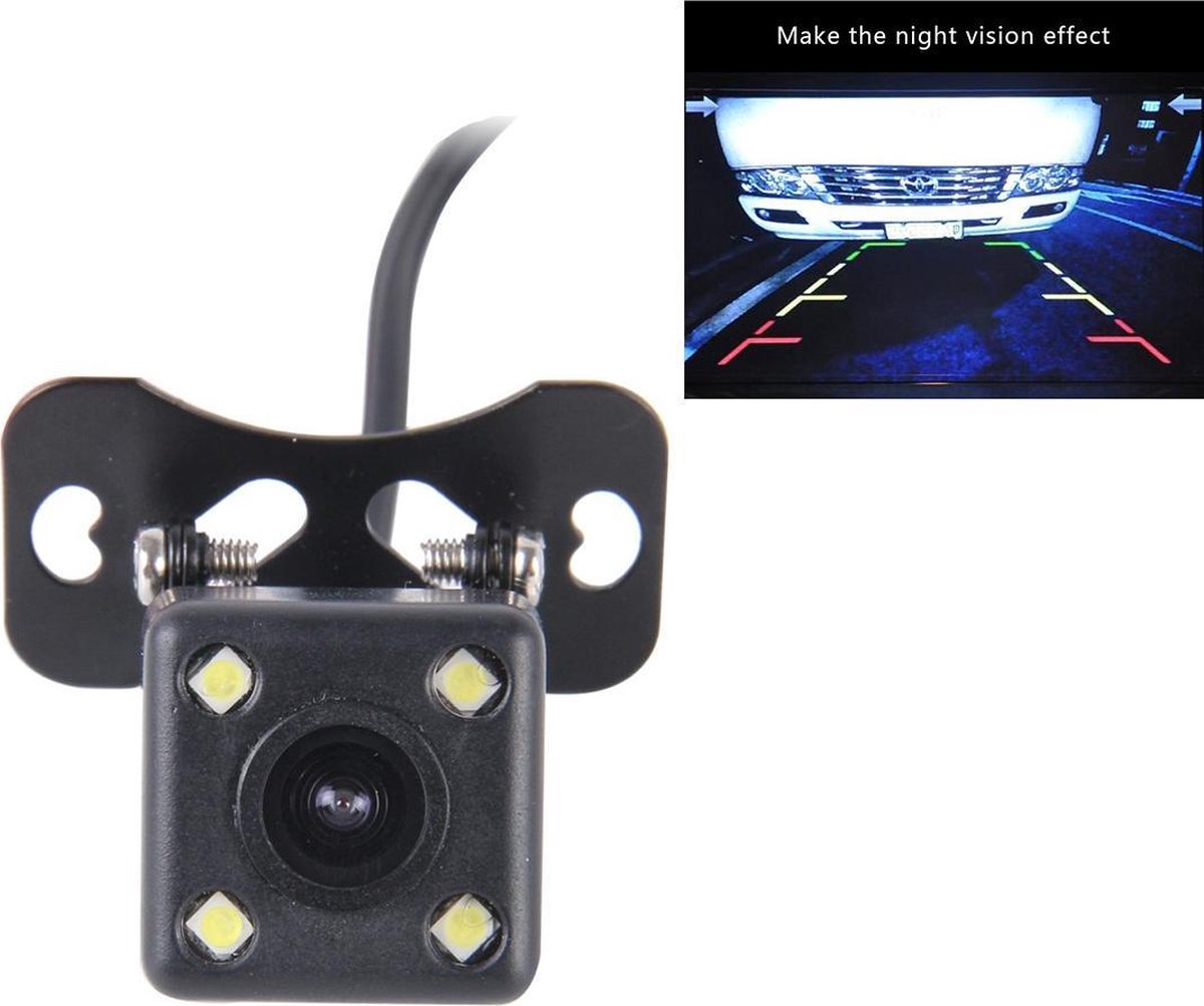 720 Ã— 540 effectieve Pixel PAL 50Hz / NTSC 60Hz CMOS II waterdichte universele auto achteruitrijcamera achteruitrijcamera met 4 LED-lamp