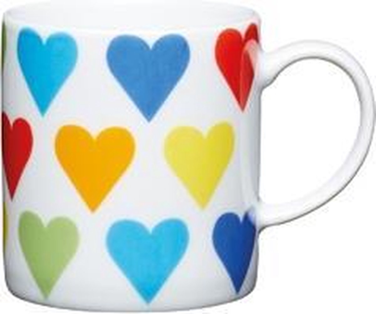Set van 2 - Espresso Kopje - Hart - 80ml - KitchenCraft