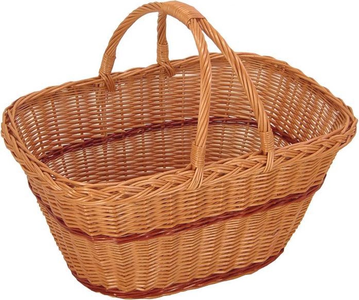 Rieten boodschappenmand - May Speciaal - Hengselmand