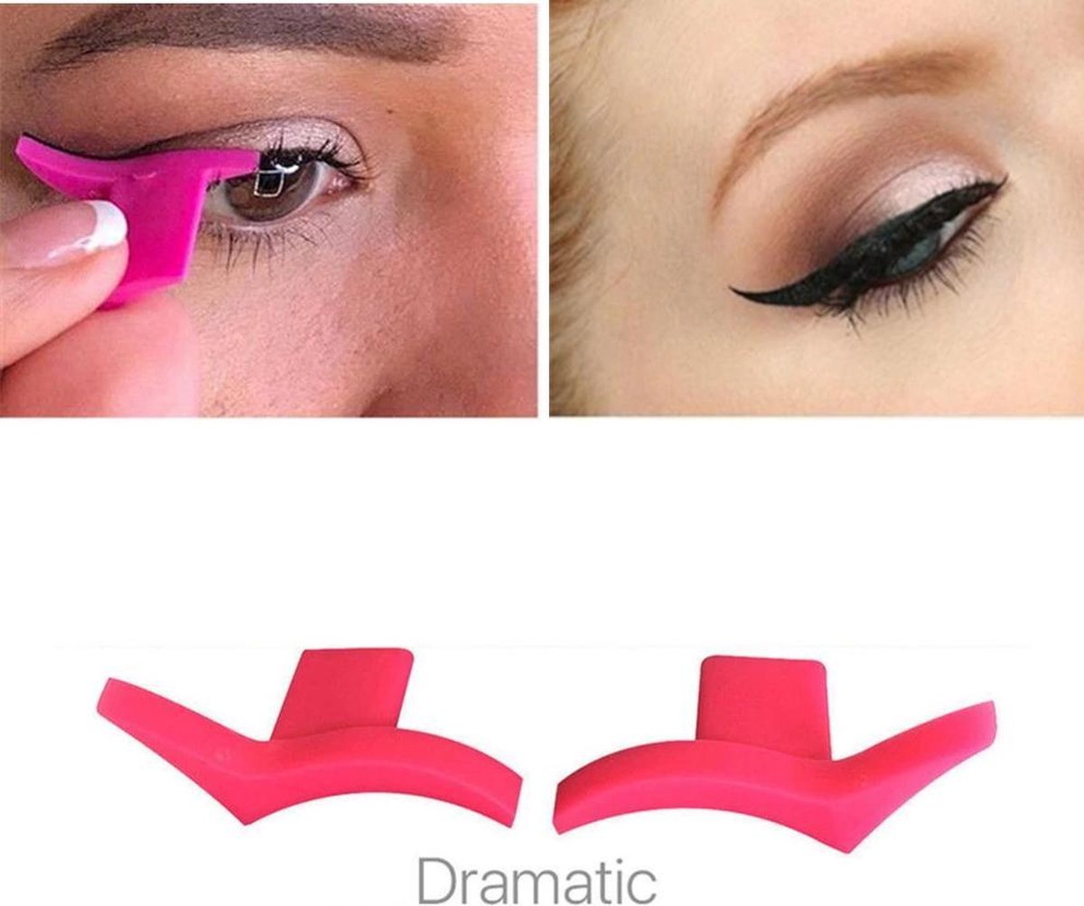 GEAR 3000® Eyeliner stempel - stamp - stencil - wing - sjabloon - herbruikbaar - dramatic
