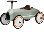 Retro Roller Loopauto Olive - Little Dutch