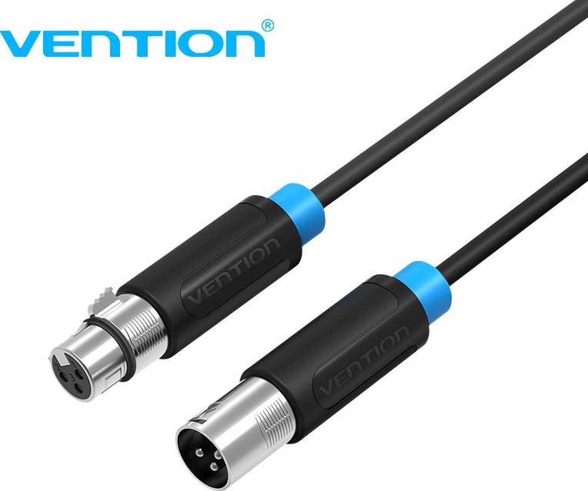 Vention XLR kabel Mannelijk naar Vrouwelijk 10 meter