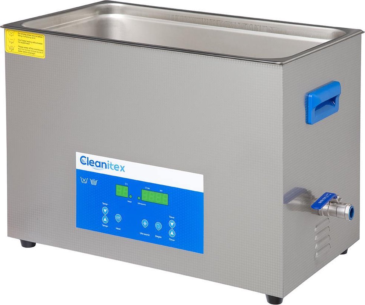 Cleanitex CXD27 - 27 liter | Professionele ultrasoon reiniger met een krachtige reiniging (Ultrasoonbad