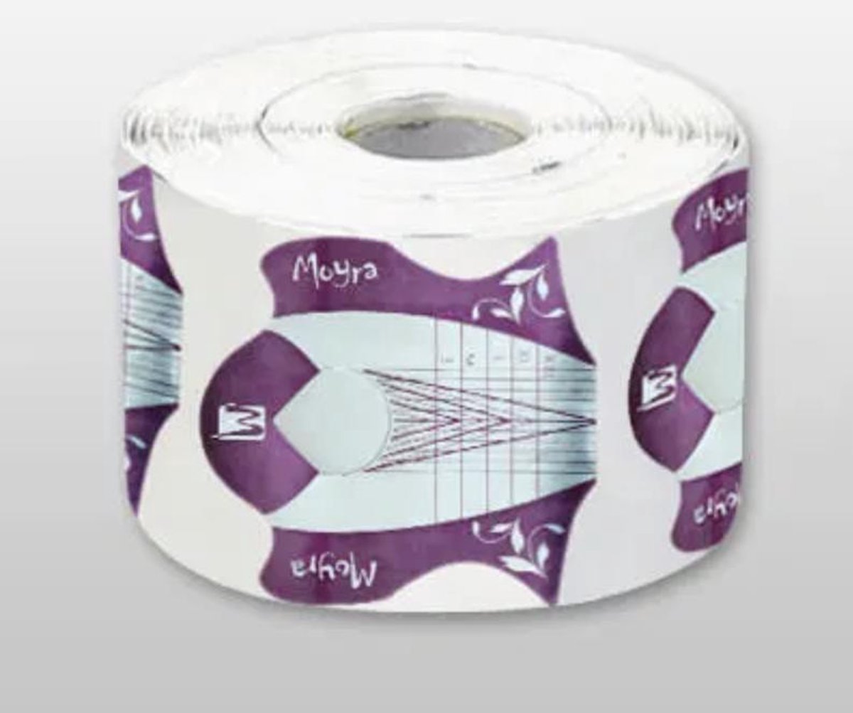 Moyra – nagel sjablonen paars – 500 st.
