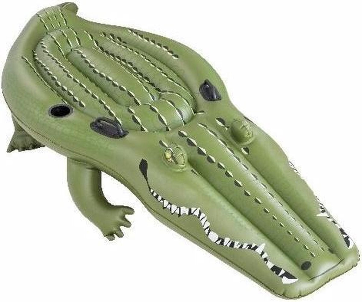 Opblaasbare mega krokodil 259 x 104 cm