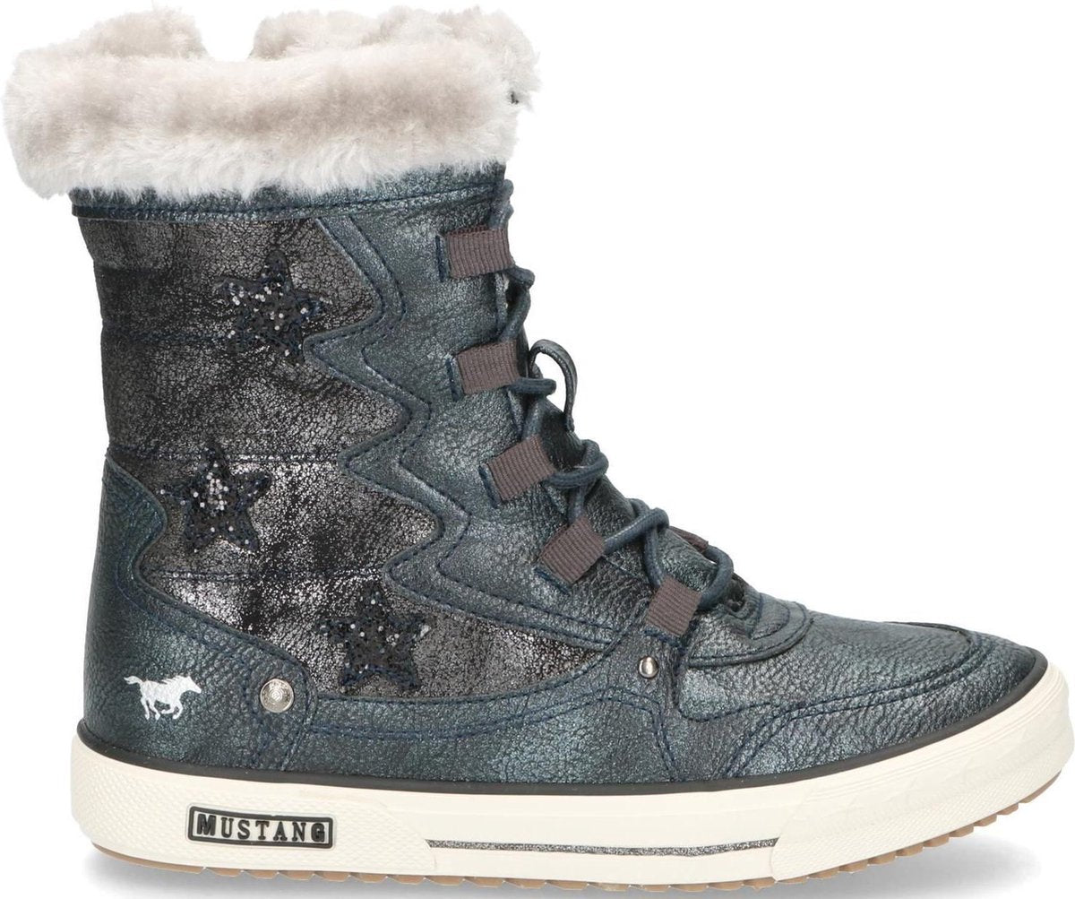 Mustang Veterboot Meisjes Blauw