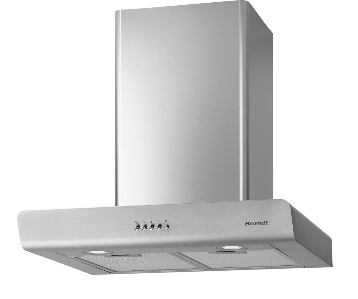 Brandt BHB6602X 593m³/uur Roestvrijstaal afzuigkap