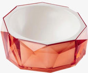 Luxe design ergonomische voerbak voor hond en kat - Diamond Collection Red Ruby