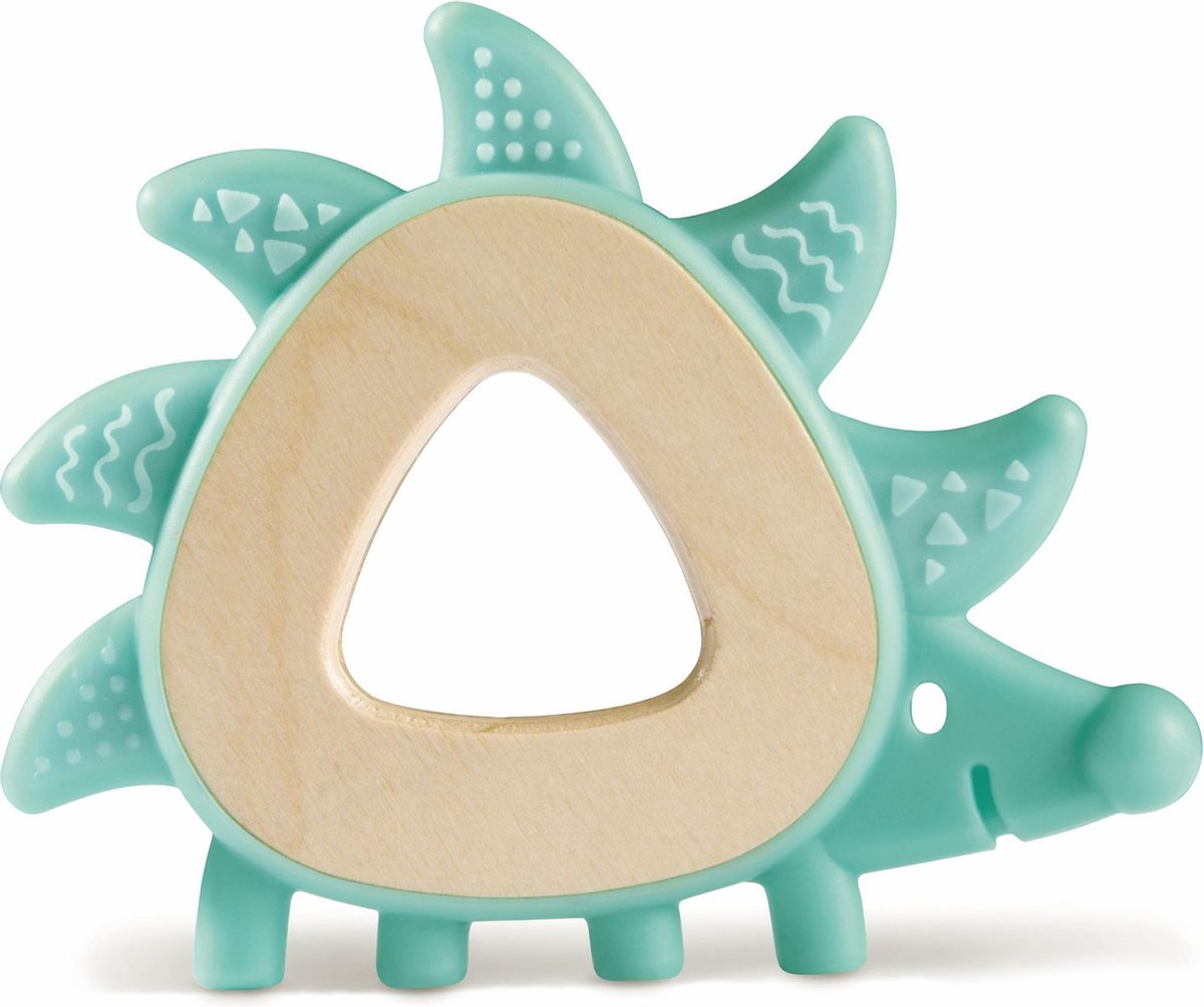 Hape - Binkie het bijt egeltje - bijtring baby - Geschikt als kraam cadeau / geboorte cadeau