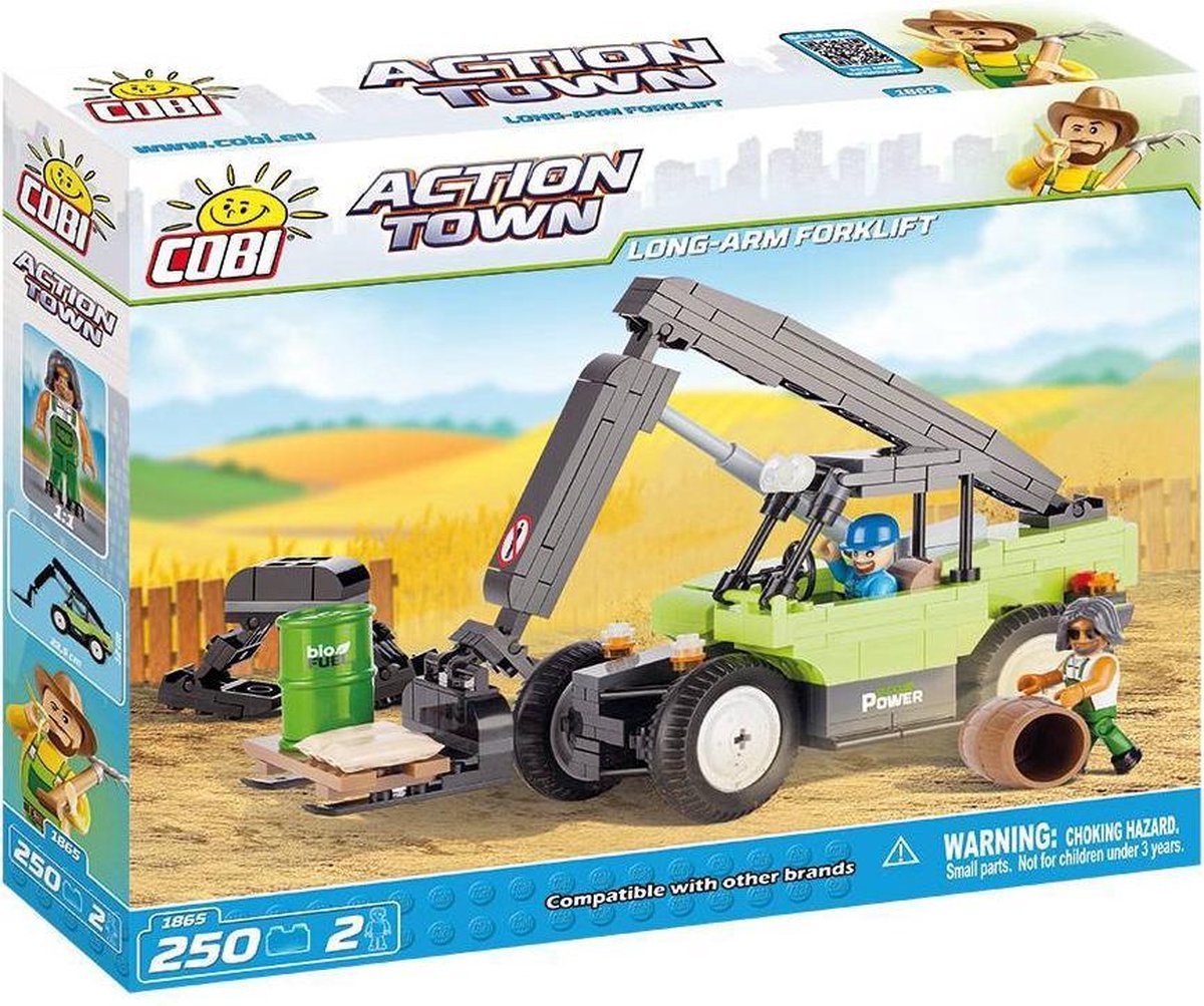 Action Town - Long-Arm Forklift (1865)Cobi