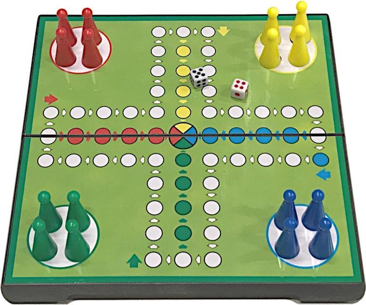 Ludo magnetisch reisspel