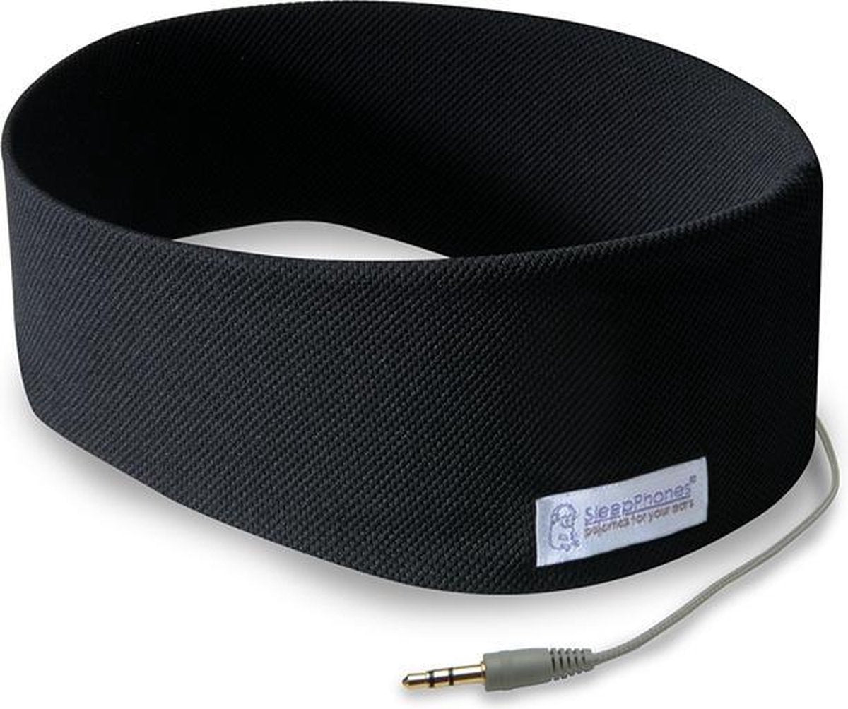 SleepPhones® Classic Breeze Pitch Black/Zwart - Medium