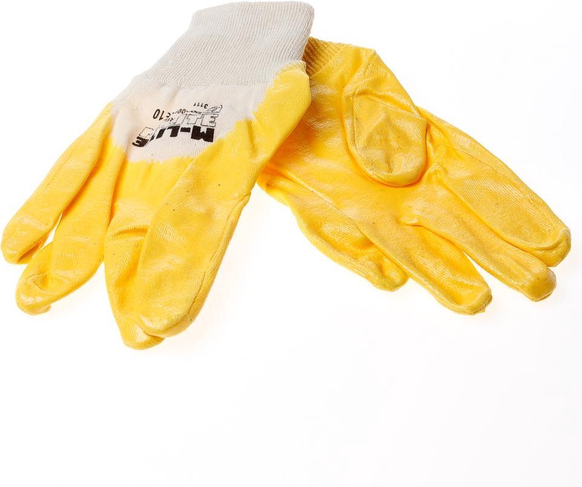 Algemeen M-Lite Handschoen geel maat XL(10) (Prijs per paar)