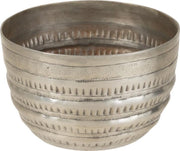 J-Line Kom Rond Aluminium Grijs