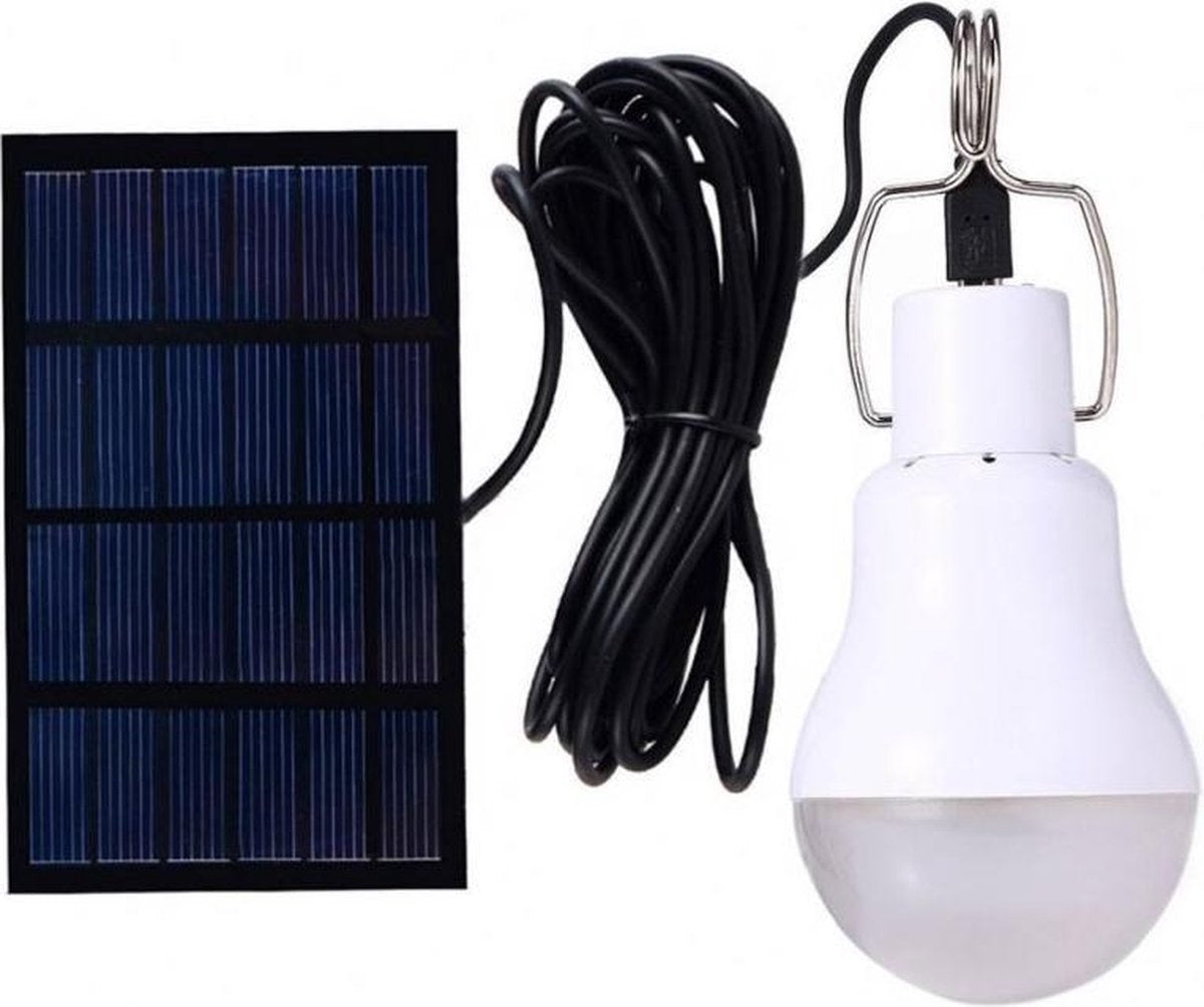 Viatel solar camping Lampe | Solar LED lamp bulb reis set |  travel set