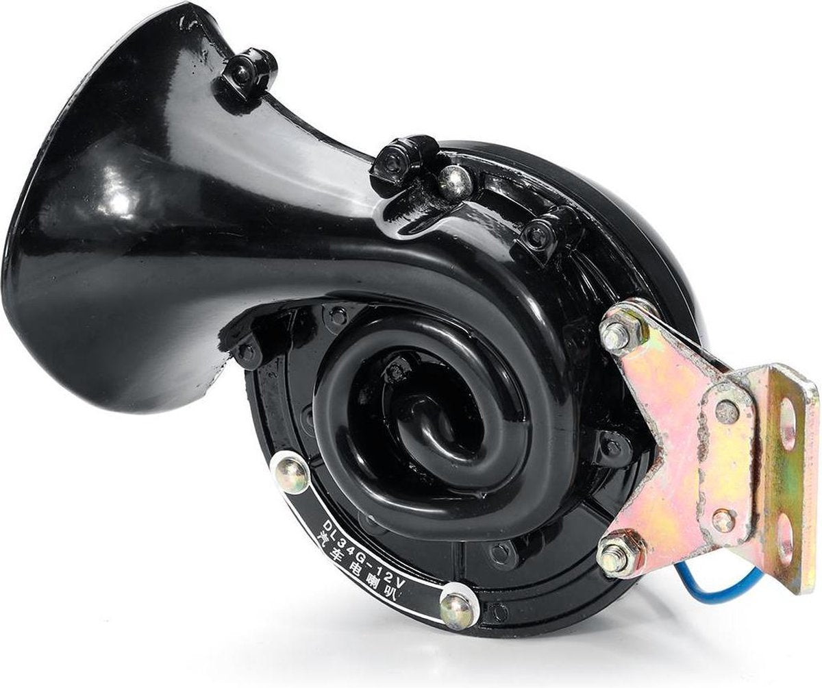 Vrachtwagen toeter 12V waterdicht zwart 180-250dB
