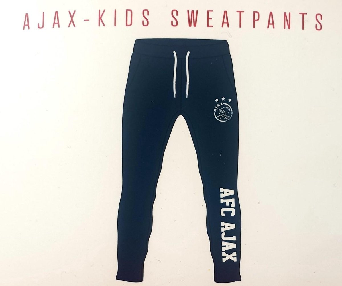 Ajax Kinder Joggingbroek - Donker Blauw - Maat 152/158