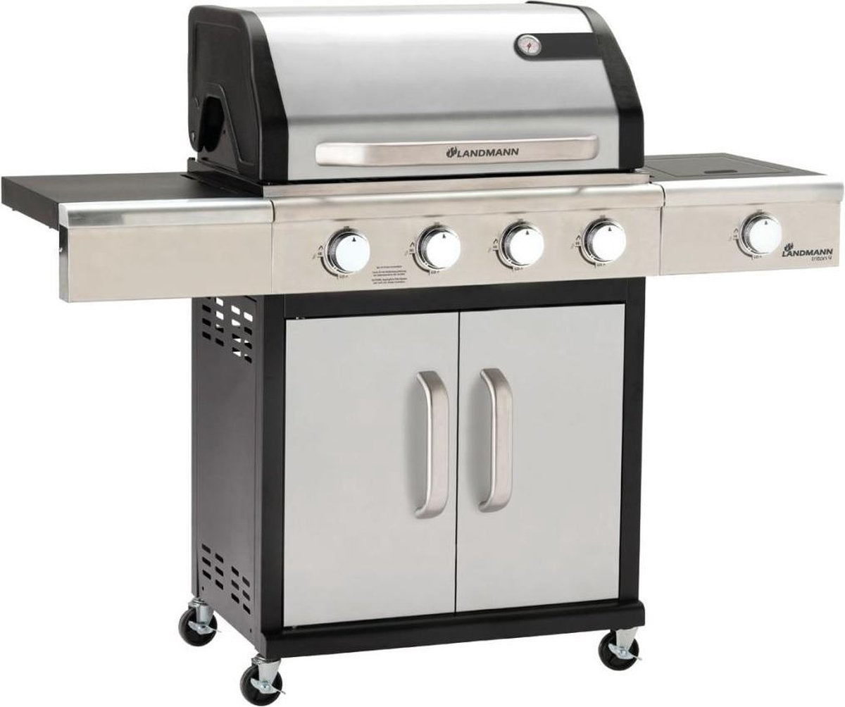 Landmann Gasgrill Barbecue - 4 branders - RVS