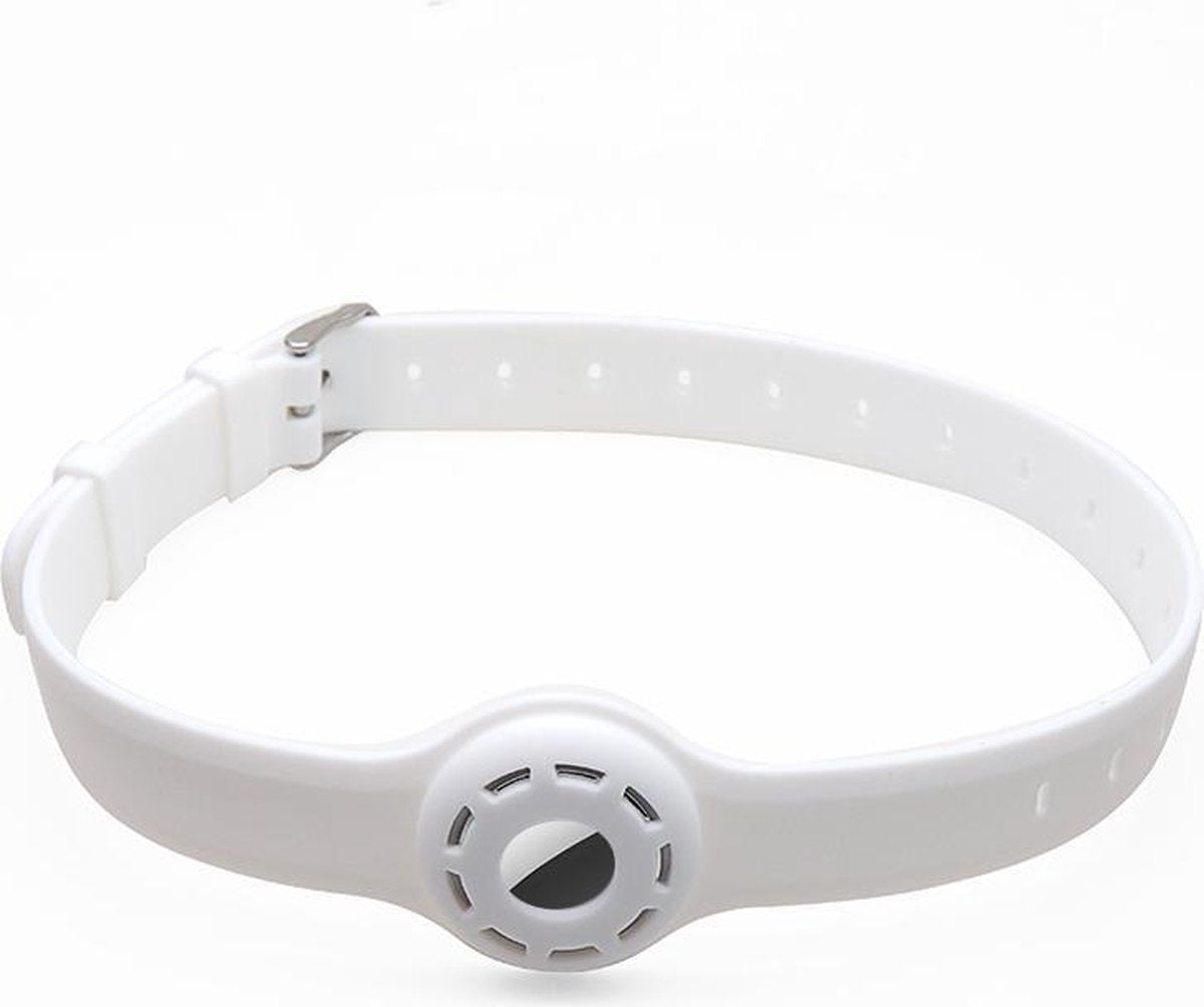 Airtag halsband voor honden | Honden halsband | Wit