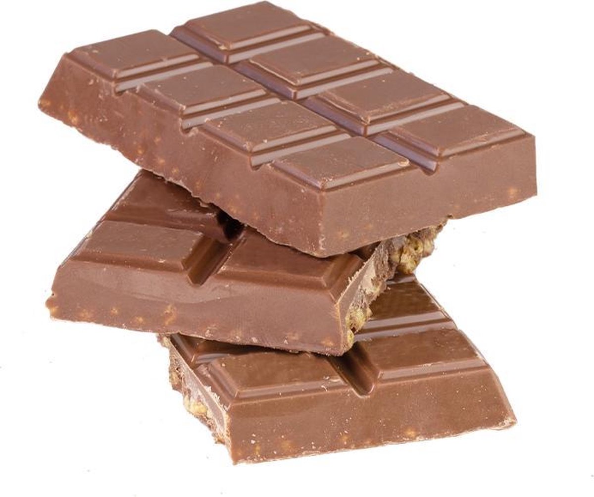 Protiplan | Tablet Crispy Chocolade | 1 x 150 gram  | Eiwitrepen | Koolhydraatarme sportvoeding | Afslanken met proteïne repen
