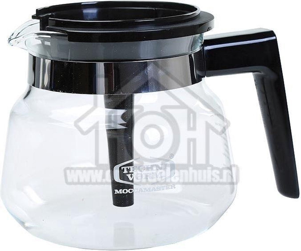 Moccamaster Koffiekan Glaskan Excellent 8S Zwart Excellent 8S