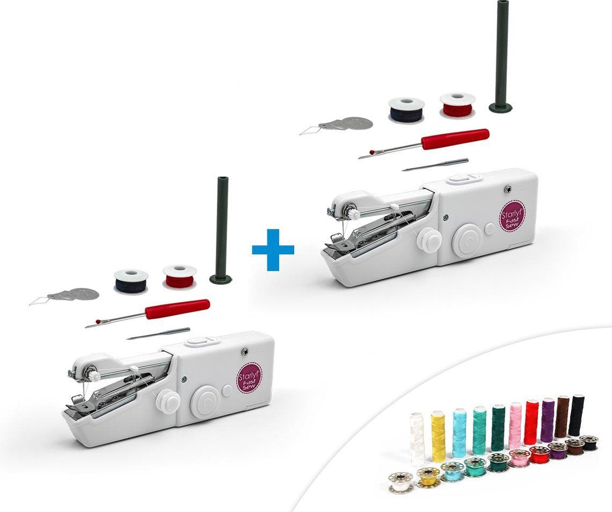 Bekend van TV - Starlyf Fast Magic Sew -  handnaaimachine- 2 stuks
