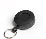 Kunststof Yoyo 32 cm - Met Trekkoord van 50 cm - Rollerclip - Skipashouder - Zwart