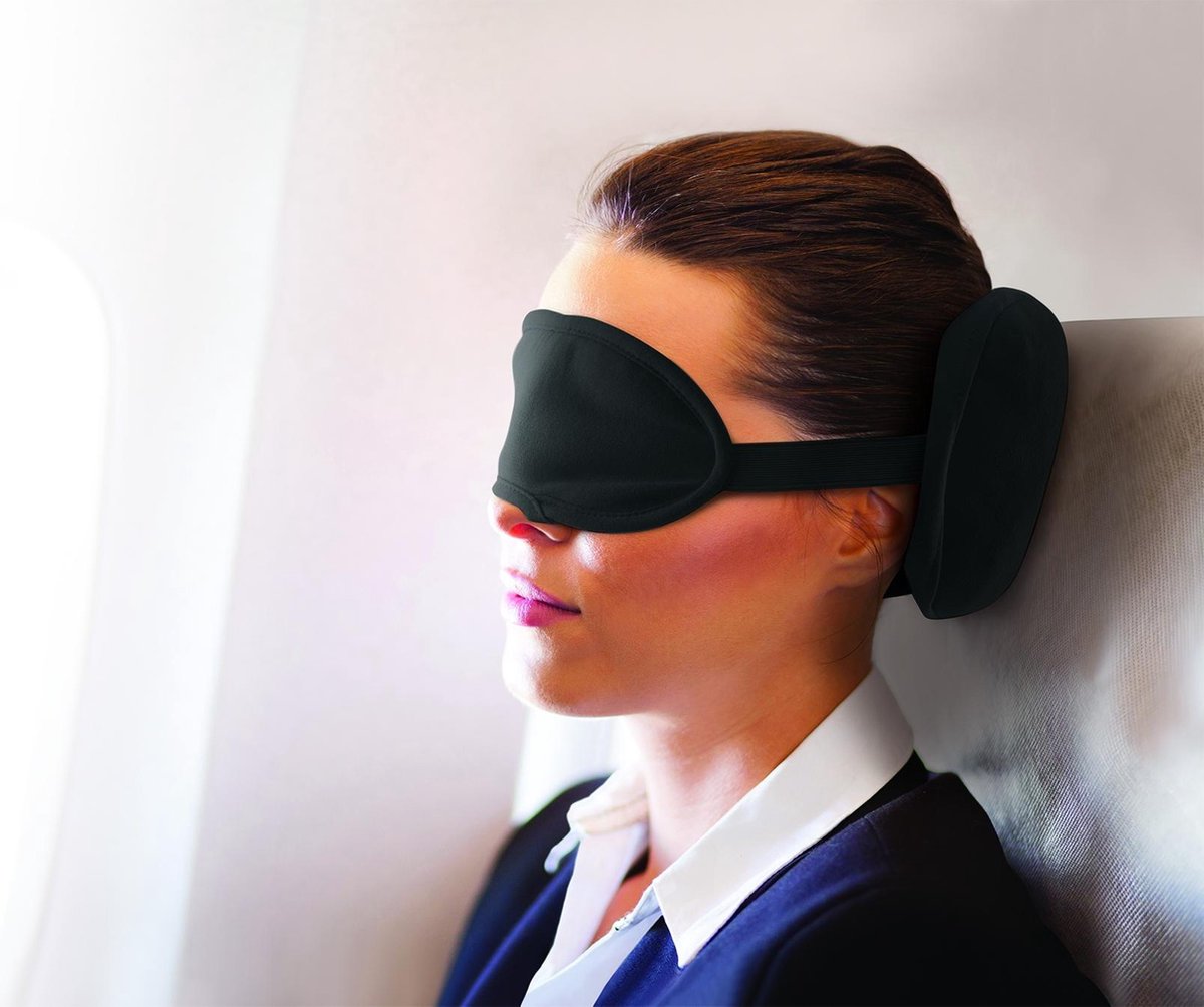 Ideaworks 2 in 1 Reiskussen & Oogmasker