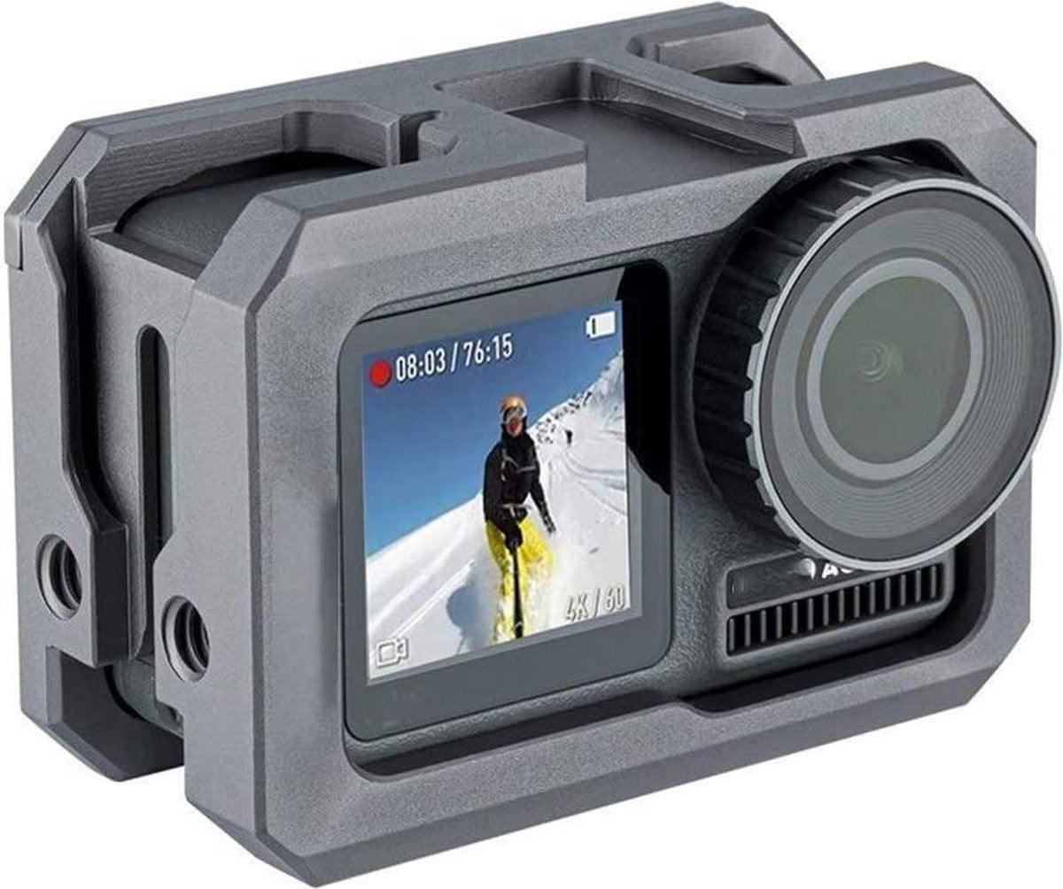 PRO SERIES Frame Anti-Shock Behuizing Case Bumper Aluminium voor DJI Osmo Action Camera