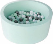 Ballenbad 90x40cm inclusief 200 ballen - Mint: wit