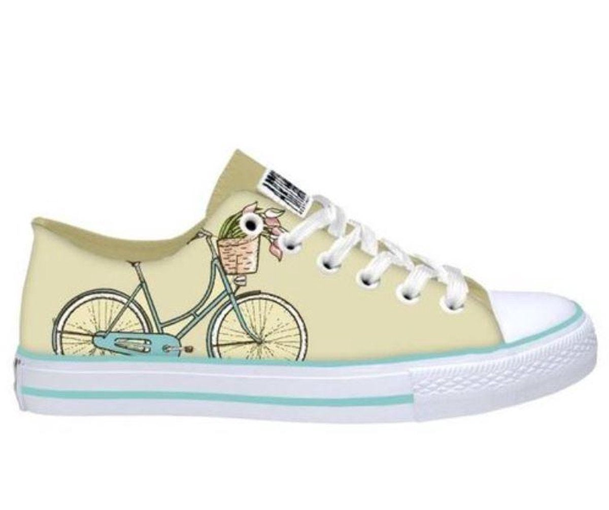 Yellow Bike Kids Sneakers