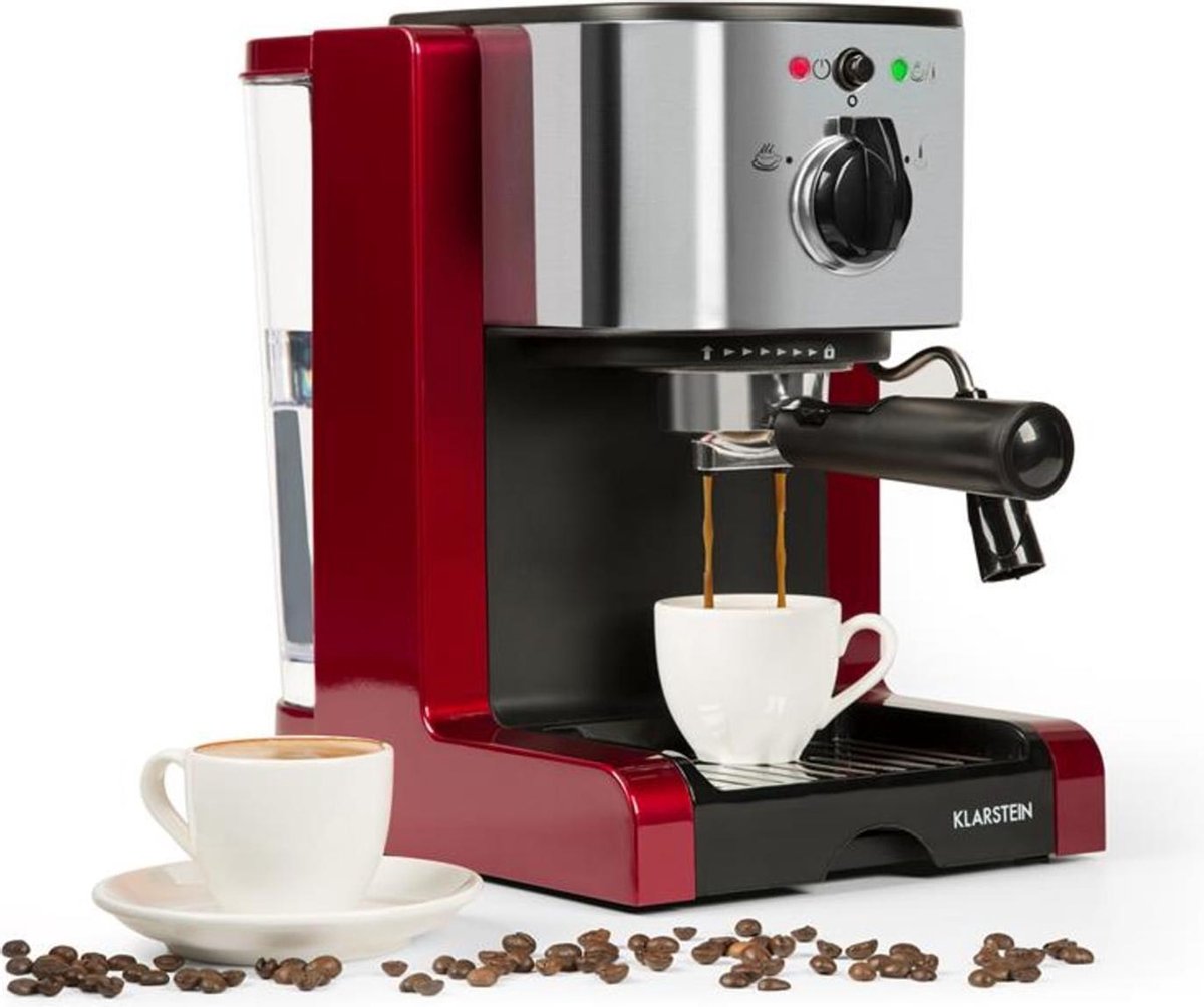 Passionata 15 espressomachine 15 bar capuccino melkschuim zilver
