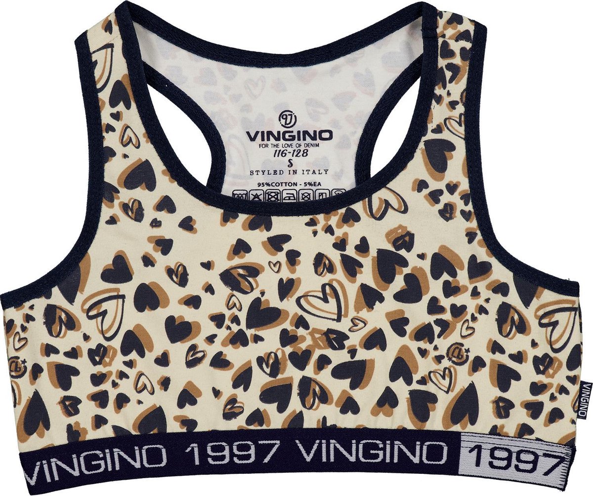 Vingino Animal Lover Racer Back Kinder Meisjes Beha - Maat 146/152