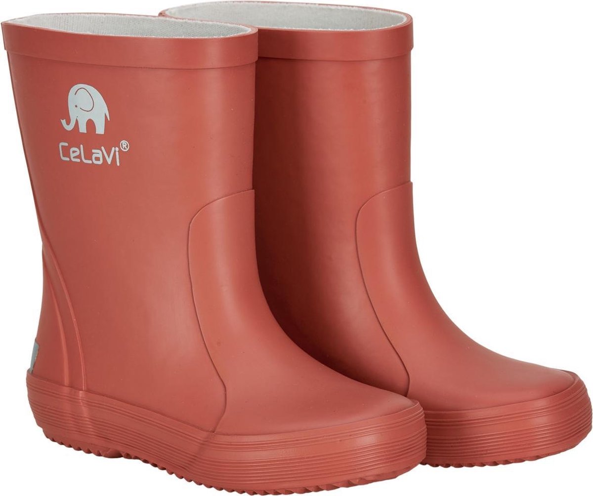 Celavi Regenlaarzen Wellies Junior Rubber Rood Maat 20