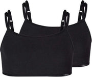 Tieners / Meiden | bustier | duo pack | zwart | 152