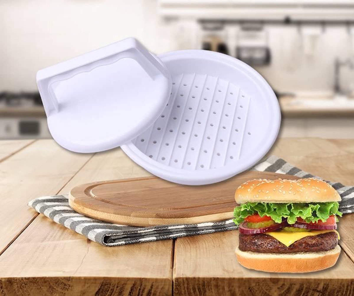DisQounts - Hamburgerpers - hamburgervormer - zelf hamburgers maken - zelfgemaakte hamburgers - Voor overheerlijke hamburgers