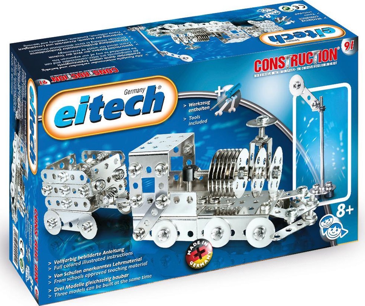 Eitech Bouwdoos - Metaal Trein met Wagon